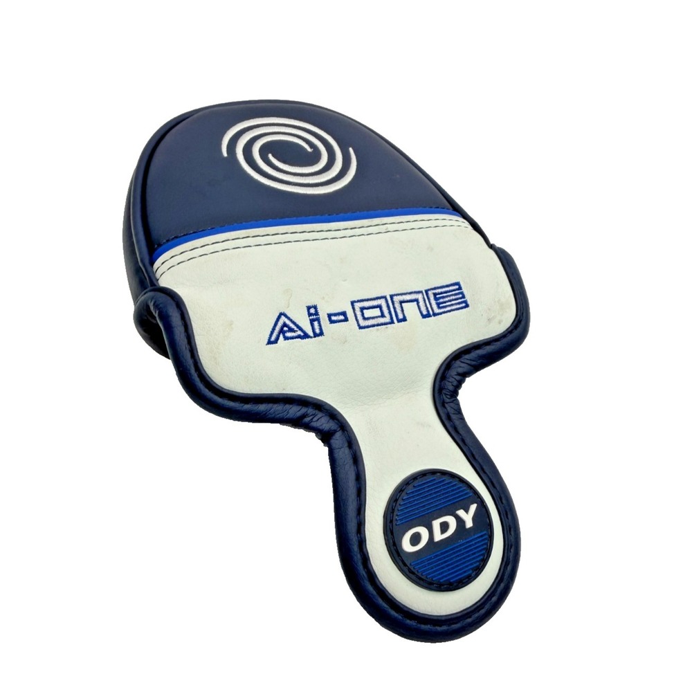 Odyssey Ai-ONE Mallet Putter Headcover Blue & White - Magnet Latch